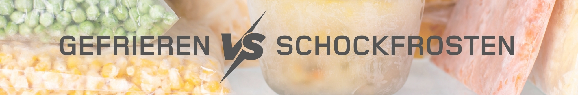 Gefrieren vs. Schockfrosten-